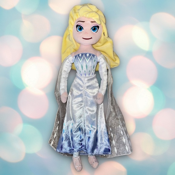 Disney Toys Disney Frozen Ll Elsa Stuffed Plush Doll Poshmark